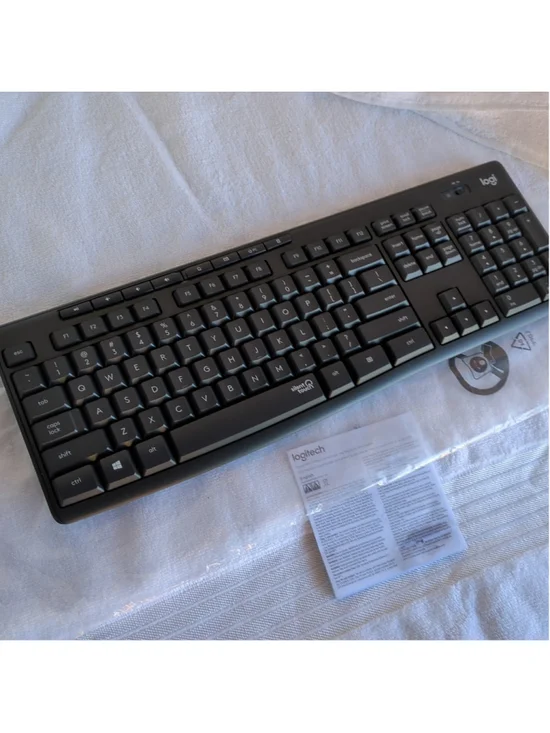Logitech K295 Silent Touch Wireless Keyboard Black