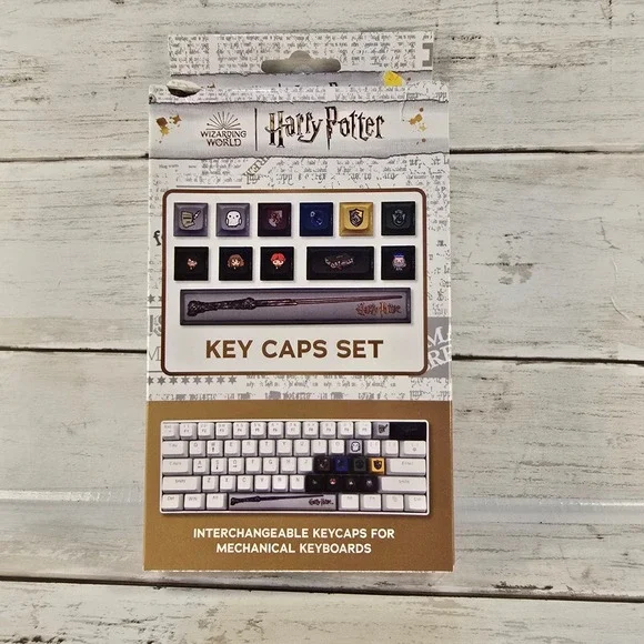 Harry Potter Wizarding World Keycaps Set Mechanical Keyboard CultureFly Hogwarts