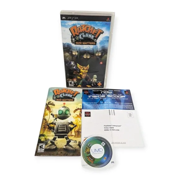 Ratchet & Clank Size Matters Sony PSP Game CIB Complete Manual 2007 Action