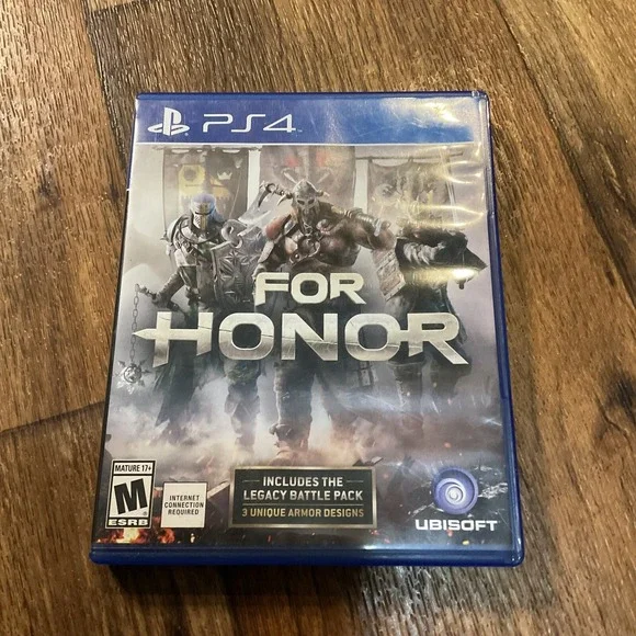 For Honor PlayStation 4 With Case, Game Disc PS4 Video Game‎ Sony