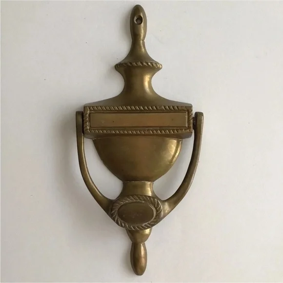 Brass Urn Style Door Knocker 8