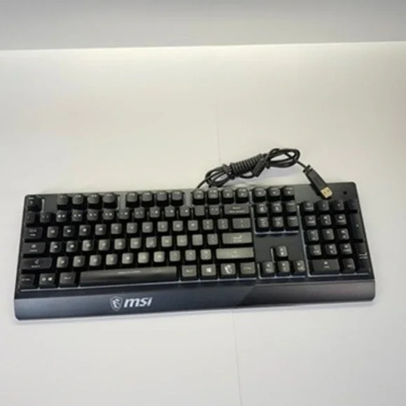 MSI Vigor GK30 Wired Gaming Keyboard RGB Mechanical-Like Plunger Switches Black