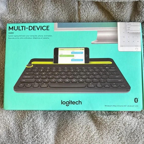 NEW! Logitech Multi-Device K480 Bluetooth Keyboard