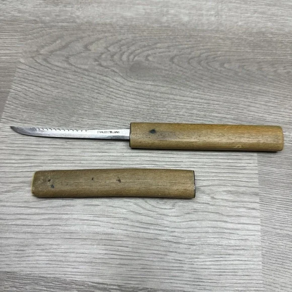 Japanese Vintage Tanto Style Letter Opener Mini Samurai Steel Sword From Japan
