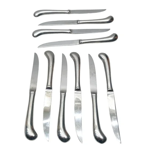 KOREAN PISTOL‎ HANDLED Stainless Steel Steak Knives 9.5