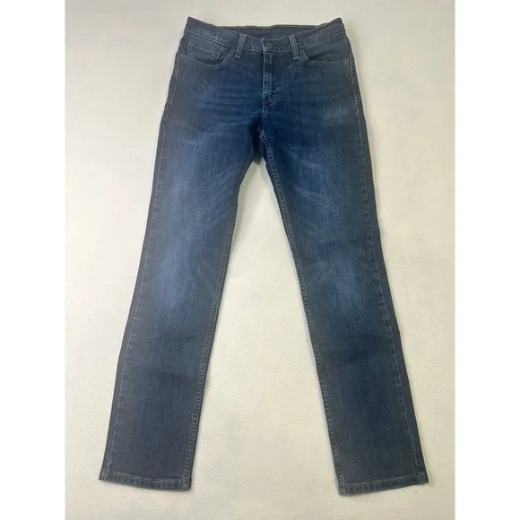 Levis‎ 511 Slim Fit Jeans Mens 30x32 Dark Wash Blue Denim Pants 04511-4318