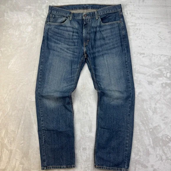 Levi 559 Jeans Mens 38x32 Blue Relaxed Straight Baggy Classic Denim Casual Pants