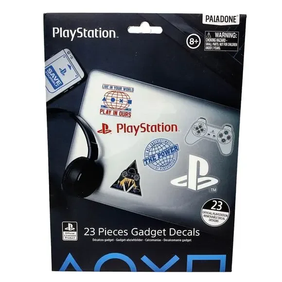PlayStation Removable Decals Sticker Pack - 23 Pieces - Paladone - Sony PS5 NEW
