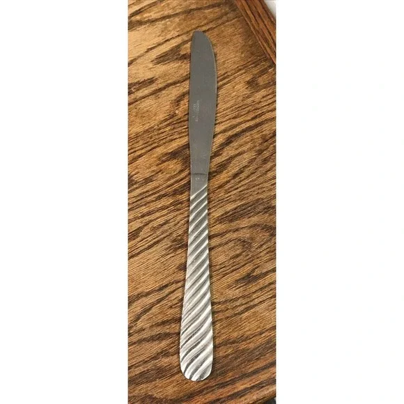 Lot of 5 Gibson Designs Oasis Green Small Dinner Butter Knifes 5920546