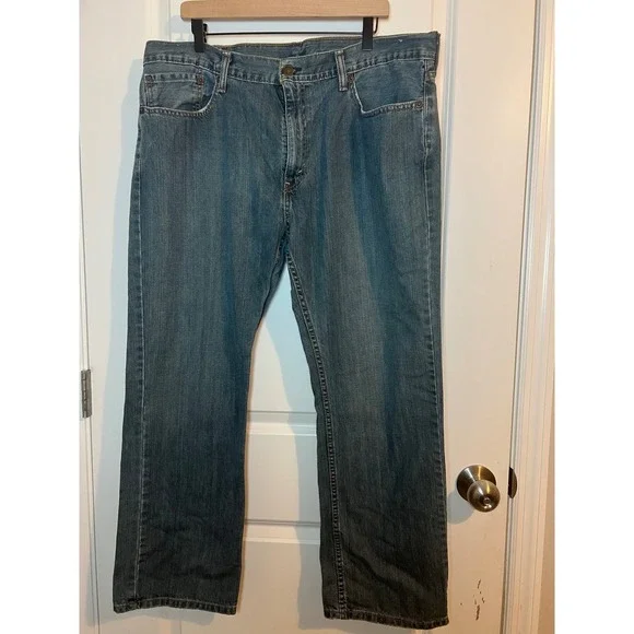 Levi's Mens 559 Relaxed Straight Leg Jeans Medium Wash Blue 38x30
