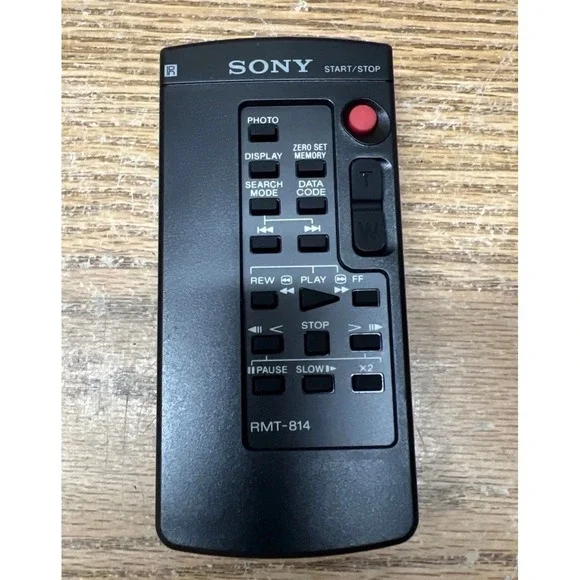 Sony RMT-814 Remote Commander Handycam Camcorder Wireless Control Black