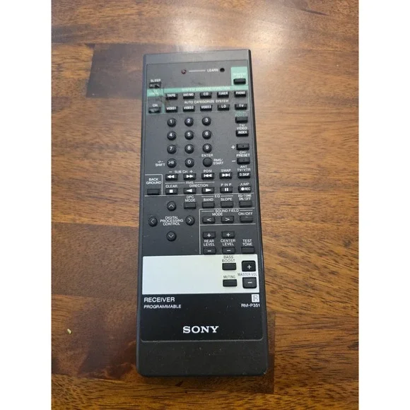 SONY PROGRAMMABLE RECEIVER REMOTE CONTROL RM-P351 STR965 STRD0965 STRD96 (PCR84)