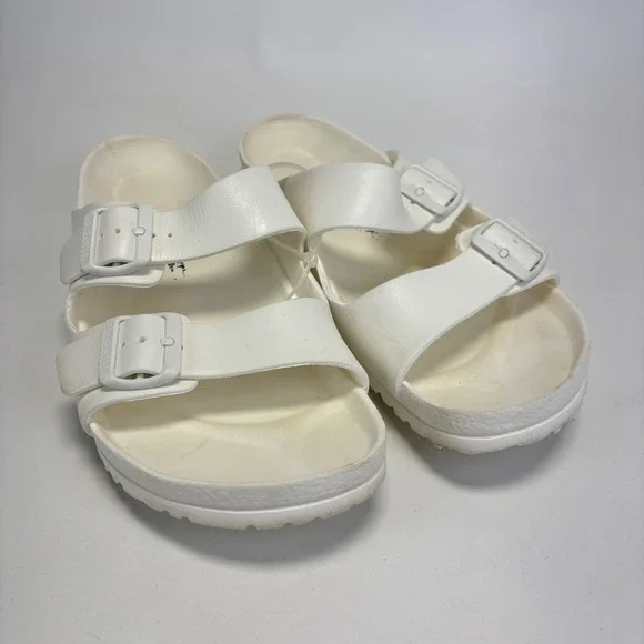 Birkenstock Arizona EVA Sandals Mens 11 White Waterproof Slides Essentials