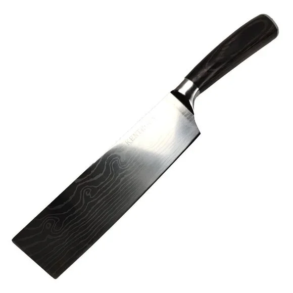 KENTROON 7-Inch Professional Nakiri Knife High Carbon Stainless Steel W/ Sheath