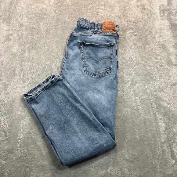 Levi Strauss & Co Jeans 541 Mens 40x32 Light Blue Straight Leg Denim Pants
