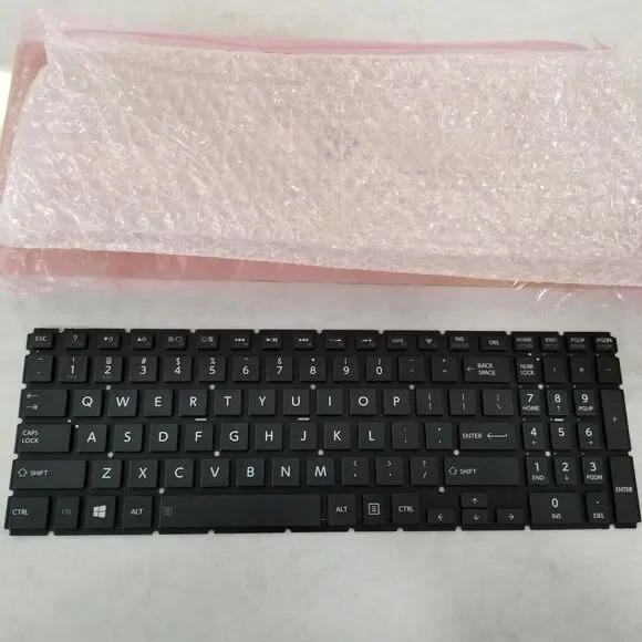 Replacement Keyboard without Backlit & Frame for Toshiba Satellite new open box