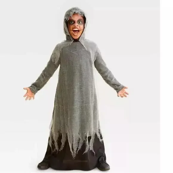 Hyde and Eek Kids Creepy Hooded Robe Costume Size Small‎ New