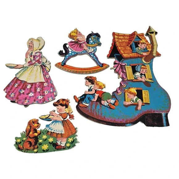 Vintage Nursery Wall Hangings 