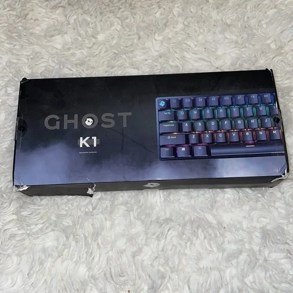 NIB Ghost K1 Wireless LED Keyboard For Gaming