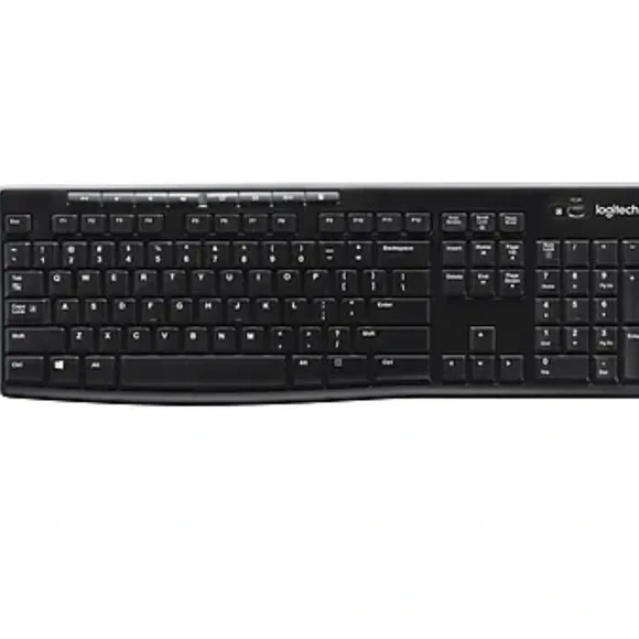 Logitech K270 USB Wireless Keyboard, black. Excellent condition.