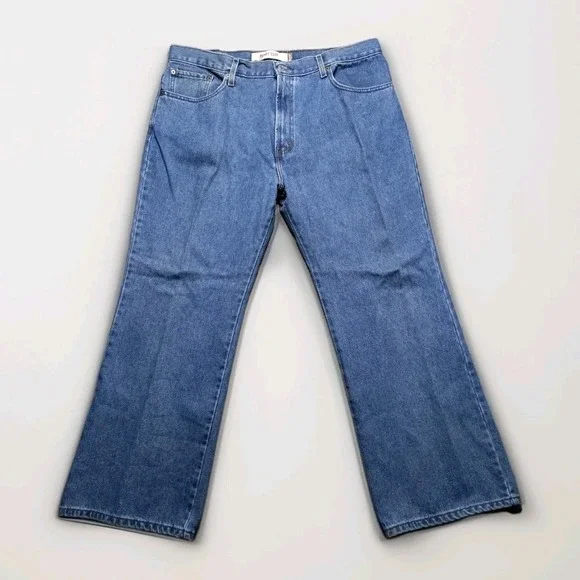 Levis 517 Y2K Boot Cut Jeans Mens 38x29 Blue Denim Classic Fit Relaxed