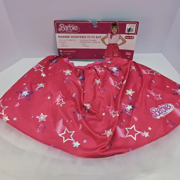 Barbie Western Tutu Kit with Stars Halloween Costume Girls