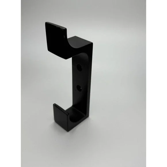 NWT Black Metal Hooks Set of 6‎ Wall Mount Coat Hooks Heavy Duty