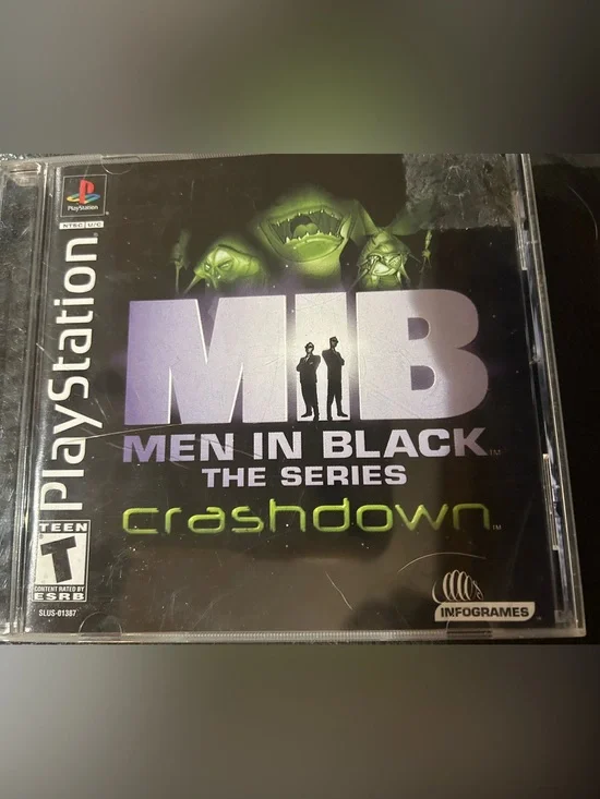 Pre-Owned CIB PS1 PSX Men in Black The Series Crashdown Video Game for OG Sony