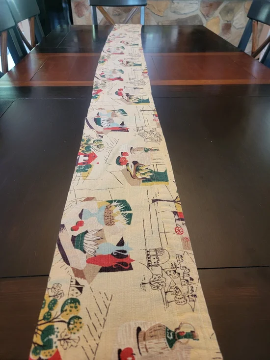 MCM Abstact Cubist Still Cafe Valance