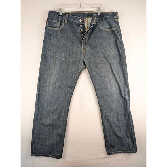 Levis Jeans Mens 40x30 Blue 501 Brooks Brothers Button-Fly‎ USA Made 100% Cotton