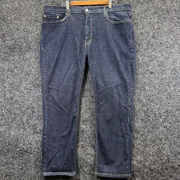 Levis 541 Athletic‎ Taper Jeans Mens 44x30 Dark Wash Blue Denim Stretch