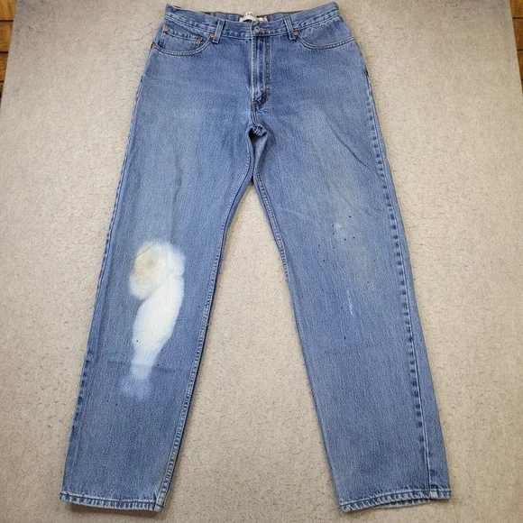 Levi's 550 Jeans Mens 36x34 (Tag 36x36) Blue Denim‎ Relaxed Straight Vintage Y2K