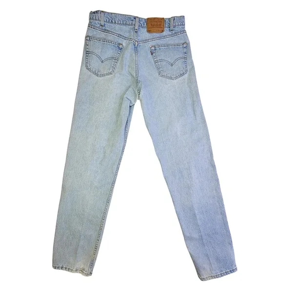 Levi Strauss 550 Relaxed Fit Light Wash Denim Jeans Mens Size 36x36 Made‎ in USA