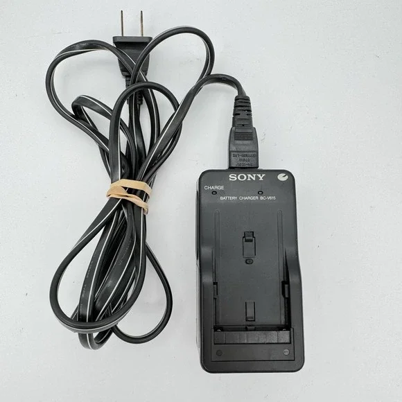 Genuine Sony BC-V615 Battery Charger for Sony NP-F Series Batteries OEM Inc Cord