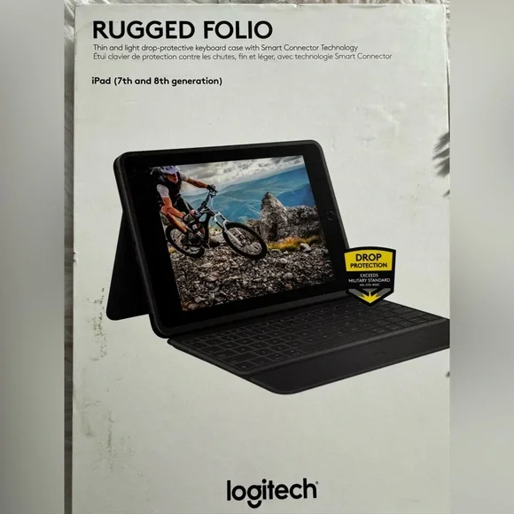 Logitech Rugged Folio for iPad 7th & 8th Generation