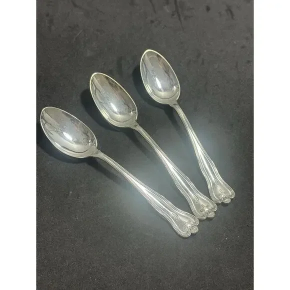 Priscilla by Frank Smith 3 Sterling Silver Teaspoons 5 3/4