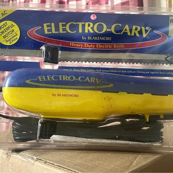 Vintage Electro-Carv by Blakemore Heavy Duty Electric Knife sealed package