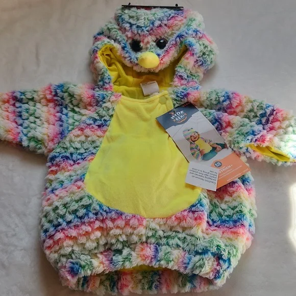 Halloween Soft Baby 6/12 Months Ostrich Pullover Costume.