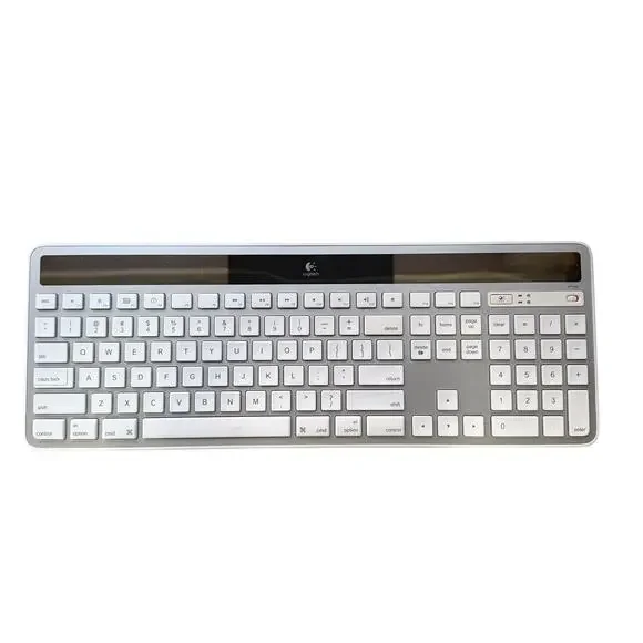 Logitech K750 Mac Edition Wireless Solar Keyboard With Unifying Receiver Dongle