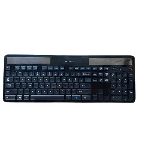 Logitech K750 Wireless Solar Keyboard With Unifying Receiver Dongle Black