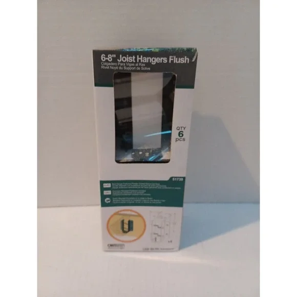OZCO 51739 Ironwood Joist Hanger Flush 6 to 8-inch 6 per Pack NEW‎