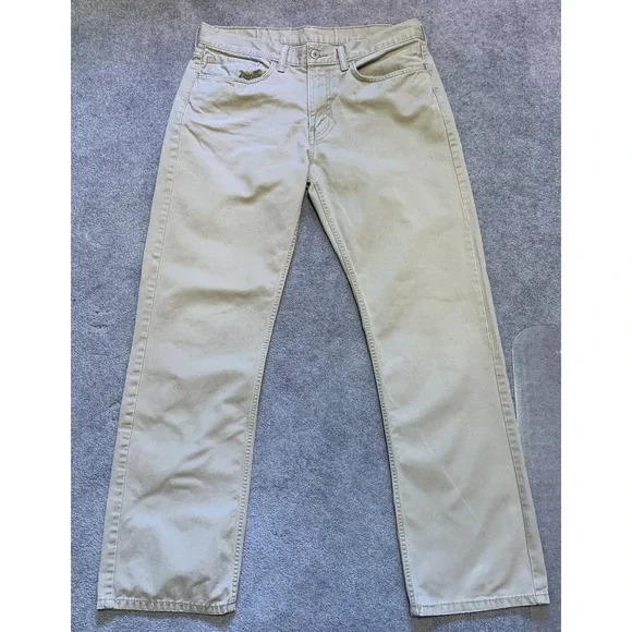 mens Levi's 514 Pants‎ Jeans Tan 34 x 31