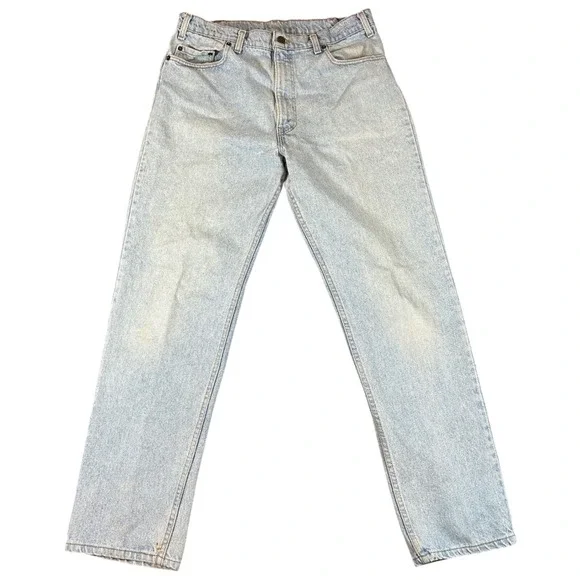 Vintage Levis 540 Relaxed Jeans Mens 36x32 Fit 35x31 Straight Leg USA 1990 Faded
