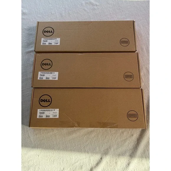 Dell KB216-BK-US USB Wired Keyboard Lot of 3 Full Size NEW