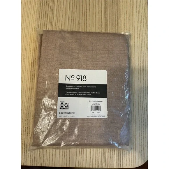 NEW Linen Blend Textured Sheer Rod Pocket Curtain Panel No. 918 SZ 54