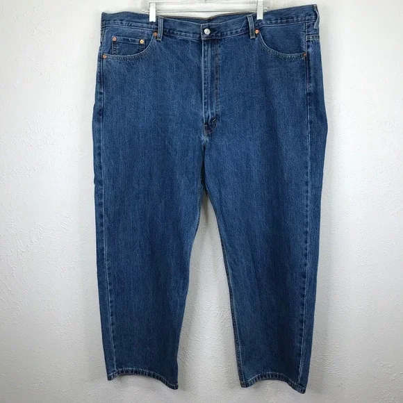 Levis 550 Relaxed Fit Jeans Mens 48x30(28.5) Blue Tapered Leg Denim 100% Cotton
