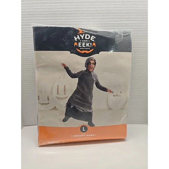 Hyde and Eek CREEPY Robe Ghoul‎ Zombie Halloween Costume Size Kids Large