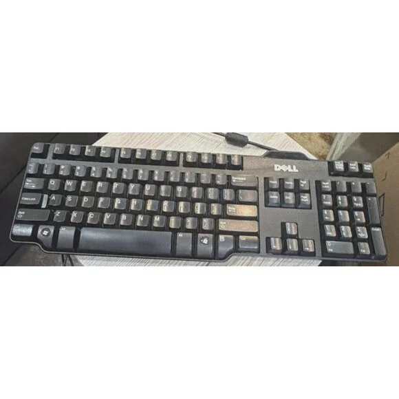Dell SK-8115 L100 USB Wired Keyboard Black Standard 104-Key OEM Tested