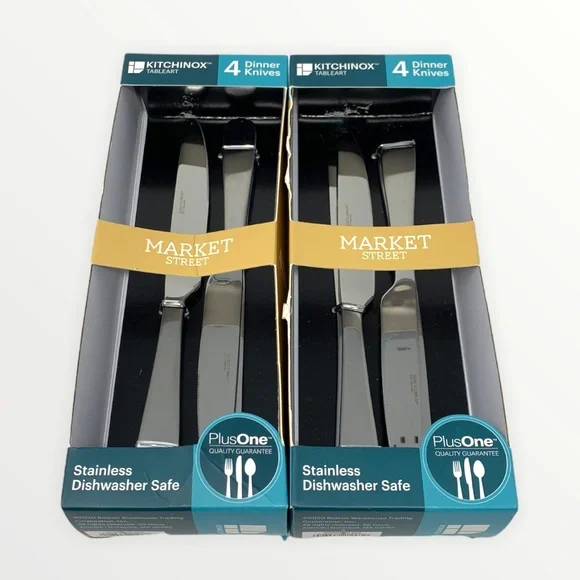 Kitchinox Stainless Dinner Knives 8 ct