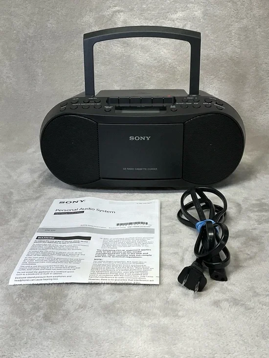 Sony CFD-S70 CD Radio Cassette Corder Boombox Mega Bass